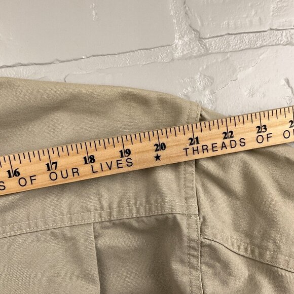 Territory Ahead Shirt Men XLarge Tan Light‎ Brown Heavy Twill Chore Shacket - Picture 7 of 9